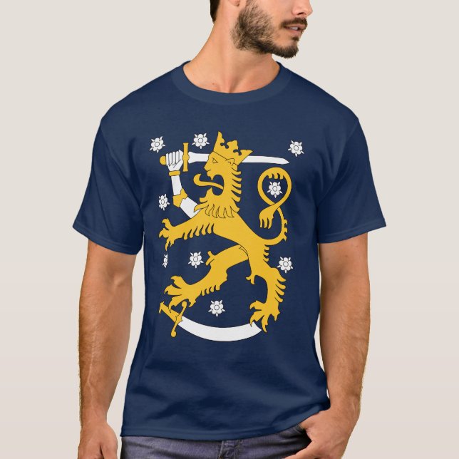 Finnland-Wappen T-Shirt (Vorderseite)