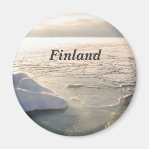 Finnland-Winter Magnet