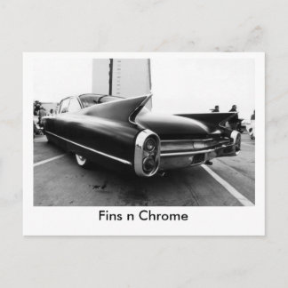 Fins n Chrome Postkarte