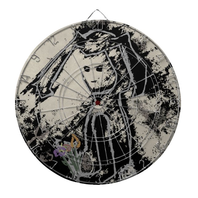 finstere Hase Dartscheibe (vorne)