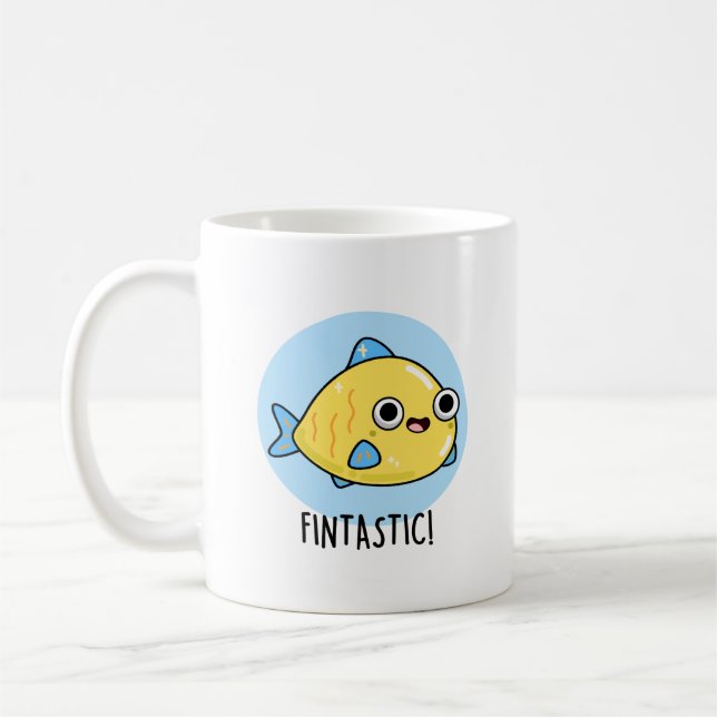 Fintastic Funny Fish Puff Kaffeetasse (Links)