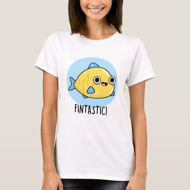 Fintastic Funny Fish Puff T-Shirt (Vorderseite)