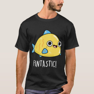 Fintastische lustige Fischwitze (dunkler Hintergru T-Shirt