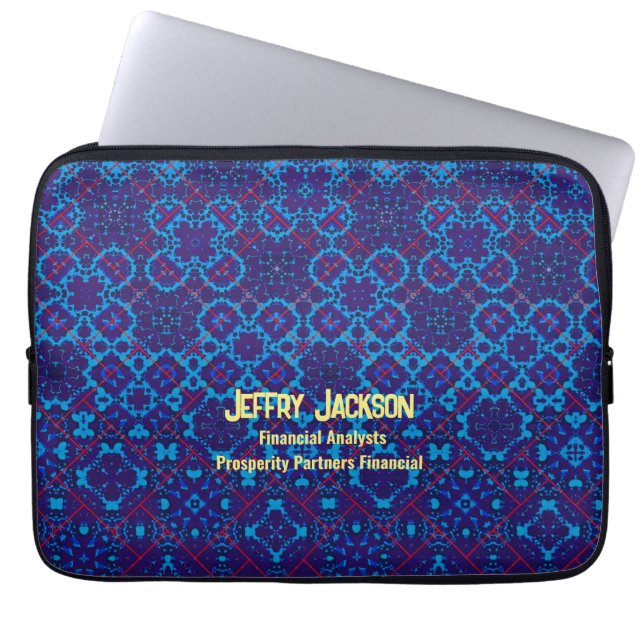 FinTechGuard: Sleek Armor für Analysten Laptopschutzhülle (Vorderseite)