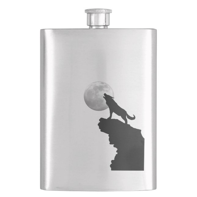 fiole Premium de loup à hurler emblématique (devant)