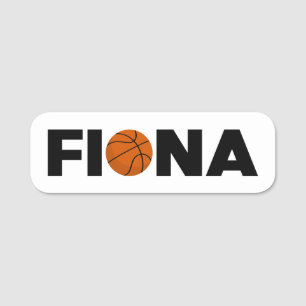 Fiona Basketball Namensschild