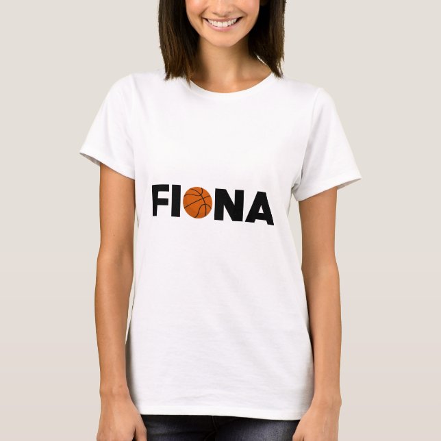 Fiona Basketball T-Shirt (Vorderseite)
