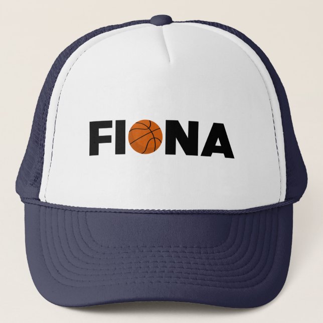 Fiona Basketball Trucker Hat Truckerkappe (Vorderseite)