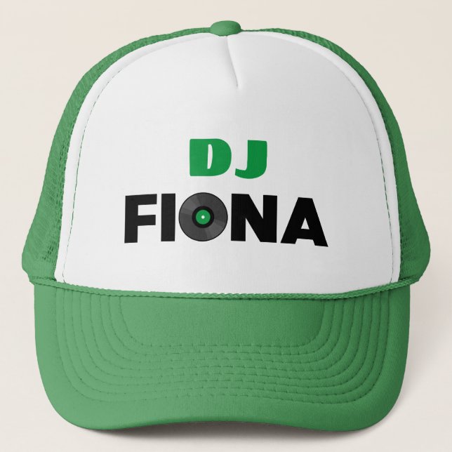 Fiona DJ Trucker Hat Truckerkappe (Vorderseite)