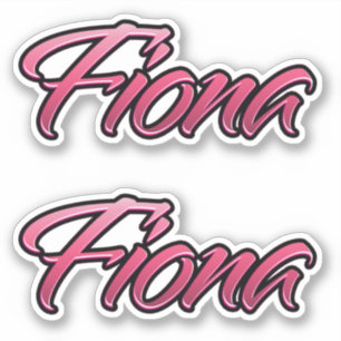 Fiona faded pink Autocollants