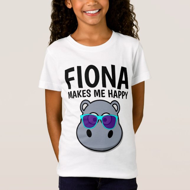 FIONA HIPPO ME REND HEUREUX T-shirts (Devant)