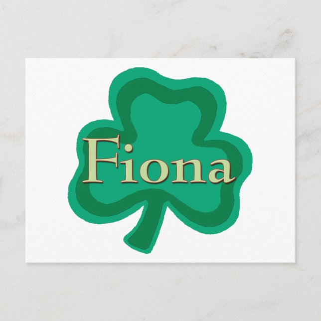 Fiona Irish Postkarte (Vorderseite)