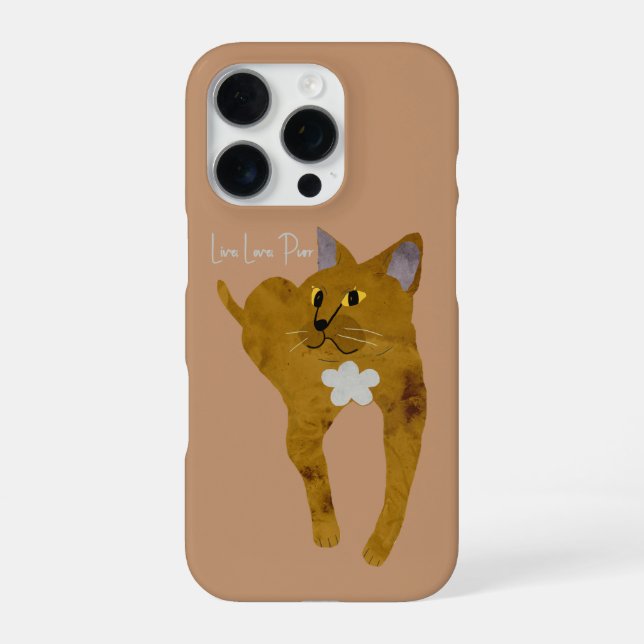 Fiona the Cat Phone Case iPhone 16 Pro Hülle (Rückseite)