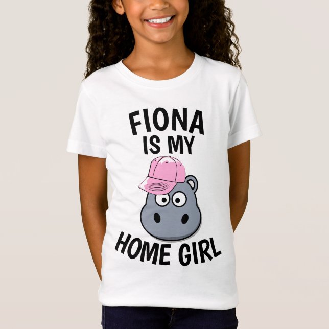 FIONA Zoo HIPPO T-shirts amusants (Devant)