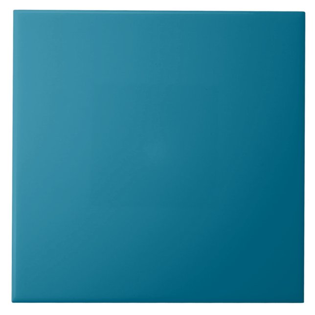 Fiord Blue Keramik Tile. Fliese (Vorderseite)