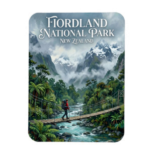 Fiordland-Nationalpark Neuseeland Magnet
