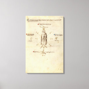 Fiore dei Liberis Segno auf Leinwand