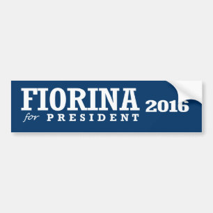 FIORINA FÜR PRÄSIDENTEN 2016 AUTOAUFKLEBER