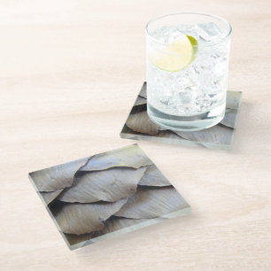 Fir Cone Muster Glasuntersetzer
