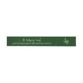 Fir Green Joy Holiday Blätter Texas-Form