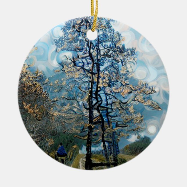 FIR TREE KERAMIK ORNAMENT (Vorne)