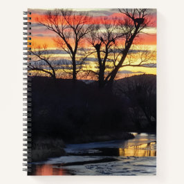 Fire and Ice Spiral Notebook Notizbuch