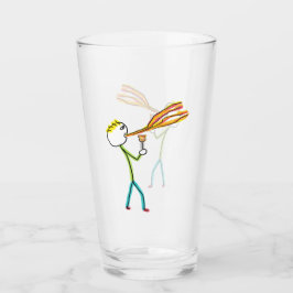 Fire Breathing Stickman Glas