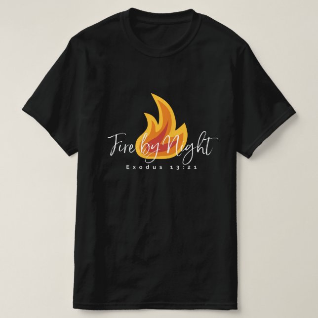 Fire by Night T-Shirt (Design devant)