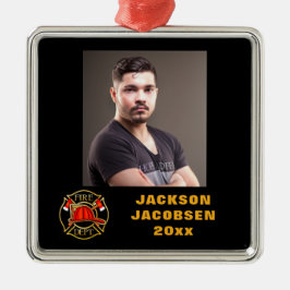 Fire Department Emblem Ornament Aus Metall