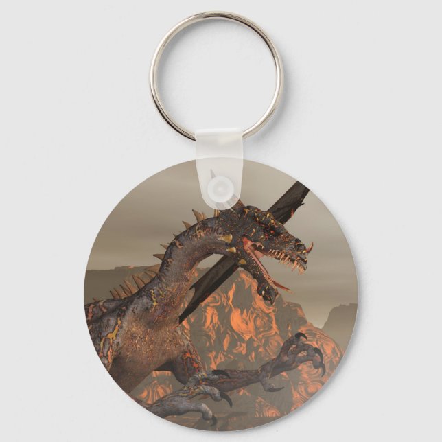 Fire Dragon KeyChain Schlüsselanhänger (Vorderseite)