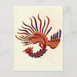 FIRE DRAGON POST CARD POSTKARTE