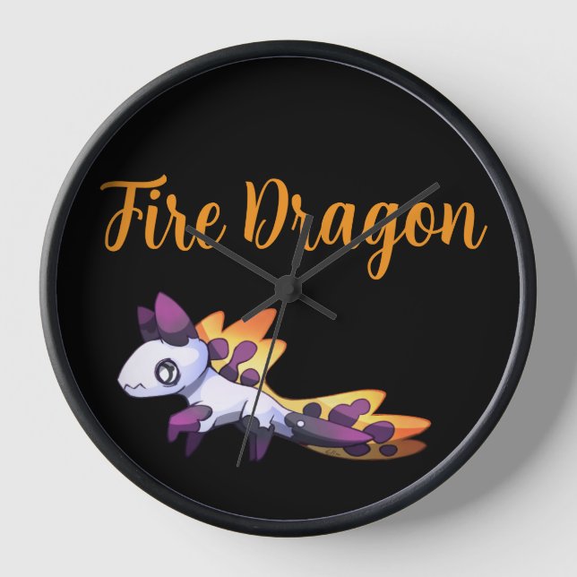 Fire Dragon Uhr (Vorderseite)