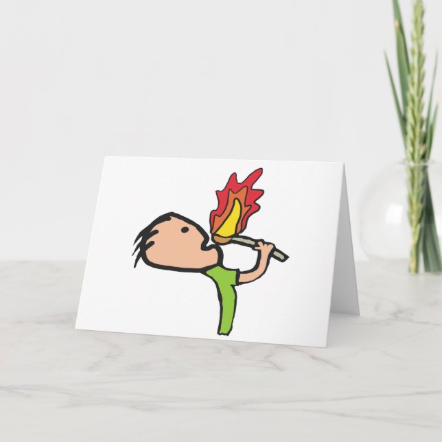 Fire Eating Karte (Vorderseite)