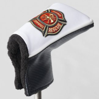 Fire Fighter Maltese Cross Golf Club Putter Cover Headcover