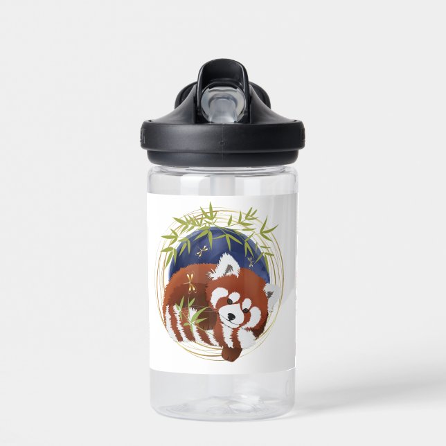 FIRE FOX Red Panda Kinder Camelbak Wasserflasche Trinkflasche (Vorne)