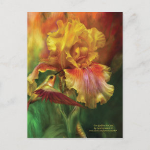 Fire Goddess Art Postcard Postkarte