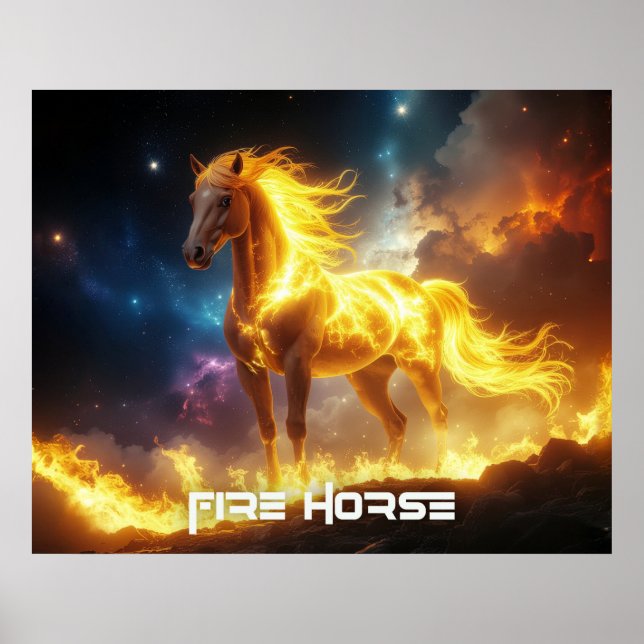 FIRE HORSE - 2026 - CHINESE ZODIACS POSTER (Vorne)