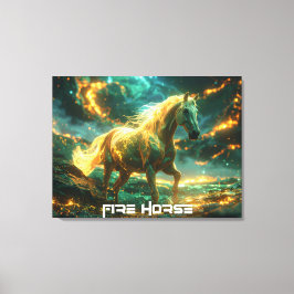 FIRE HORSE - CHINESE ZODIAC -  LEINWANDDRUCK
