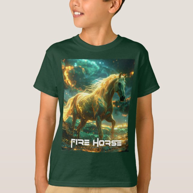 FIRE HORSE - CHINESE ZODIAC -  T-Shirt (Vorderseite)