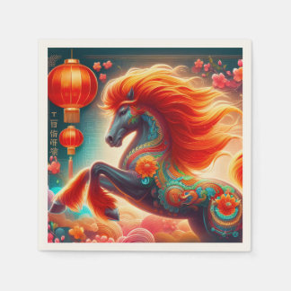 Fire Horse Serviette