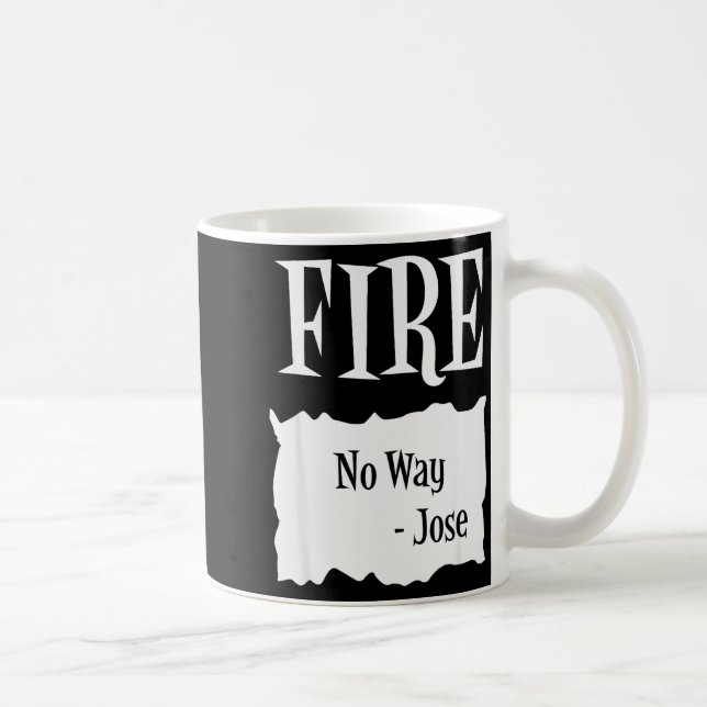 Fire - Hot Packet Halloween Taco Costume  Kaffeetasse (Rechts)