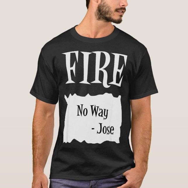 Fire - Hot Packet Halloween Taco Costume  T-Shirt (Vorderseite)