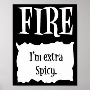 FIRE - Hot Packet Halloween Taco Kostüm Poster