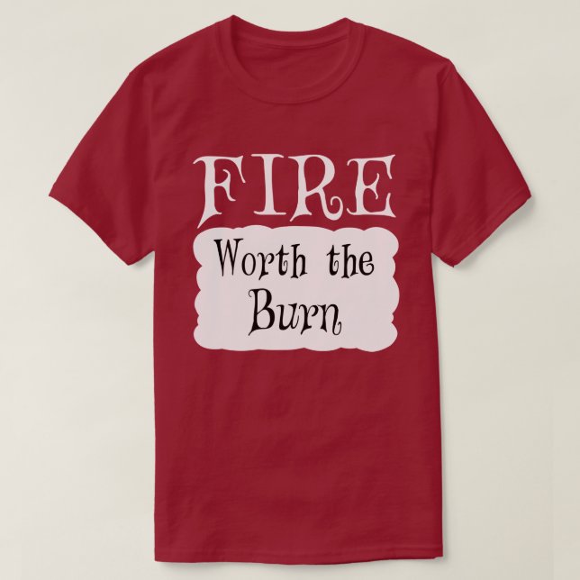 FIRE Hot Packet Halloween Taco Kostüm T-Shirt (Design vorne)
