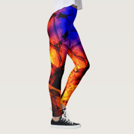 Fire&Ice Mandala Leggings