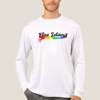 Fire Island schwule Stolz queer Strand LGBTQ Urlau Tri-Blend Shirt