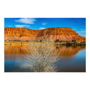 Fire Lake Vista Fotodruck