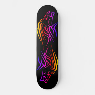 Fire Lion Skateboard - Custom Colors