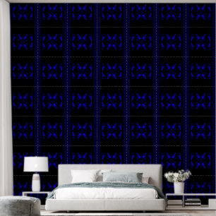 Fire Lotus Midnight Blue 2 Tapete