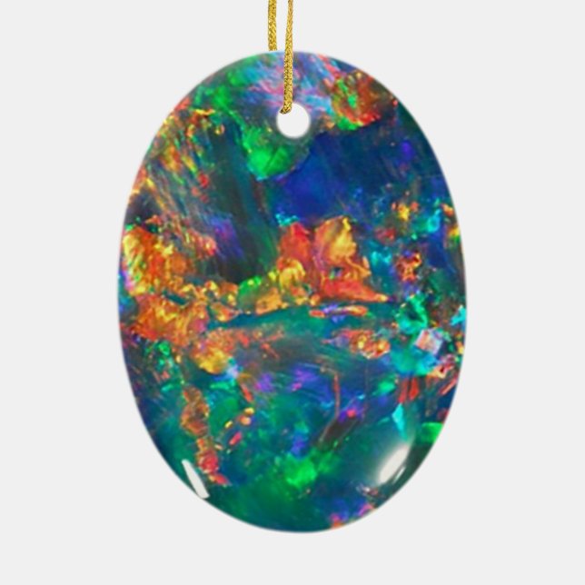 Fire Opal Keramik Ornament (Hinten)